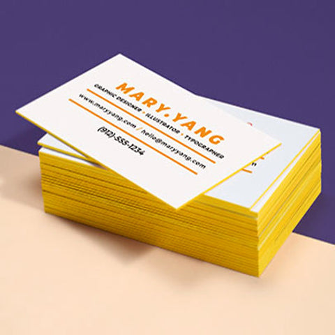 Painted Edge Business Cards