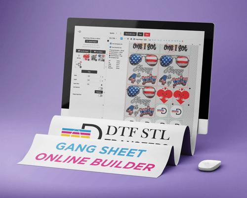 Build a DTF Transfers Gang Sheet