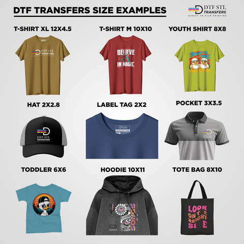 DTF Transfers By Size (New)