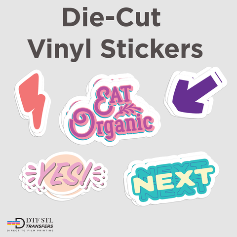 Die-Cut Vinyl Stickers