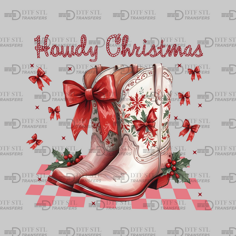 Hawdy Christmas - (Ready to Press) - Christmas DTF & UVDTF Design
