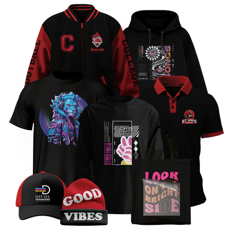 Put your art on any fabric using DTF Transfers!