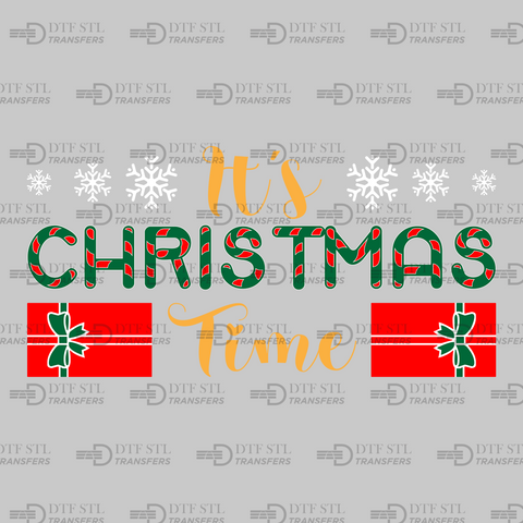 It's Christmas Time Gifts - (Ready to Press) - Christmas DTF & UVDTF Design