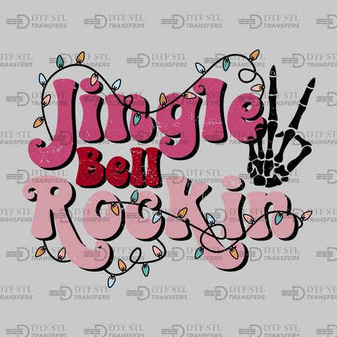 Jingle Bell Rocking - (Ready to Press) - Christmas DTF & UVDTF Design