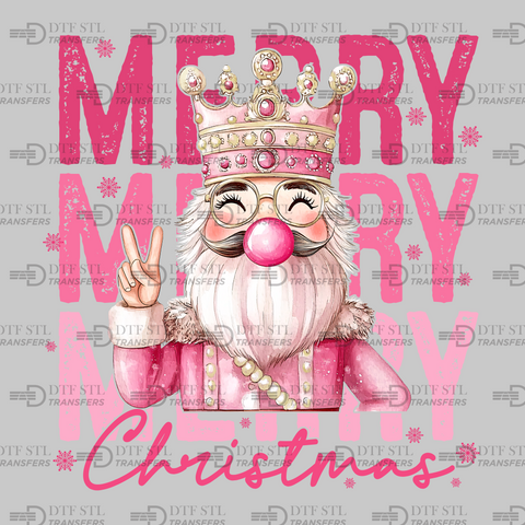 Nutcracker Pink- (Ready to Press) - Christmas DTF & UVDTF Design