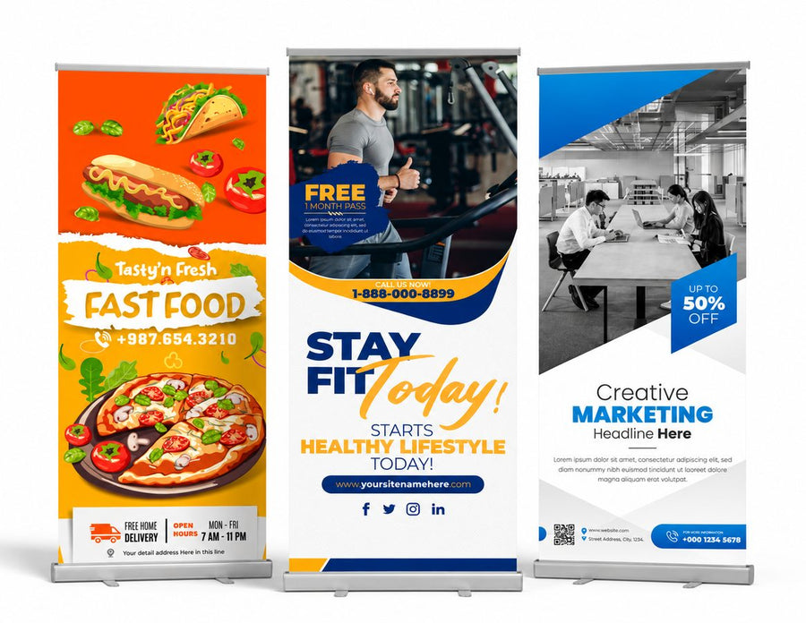 Retractable banners