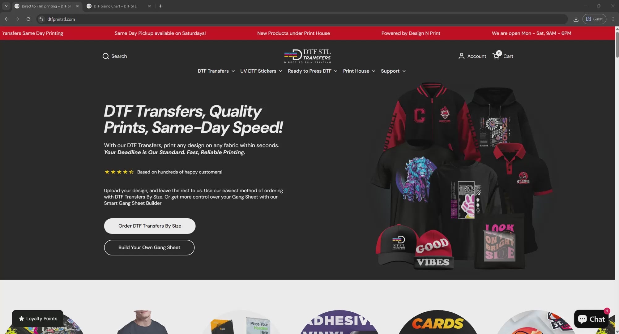 DTF Transfers By Size (New) – DTF STL